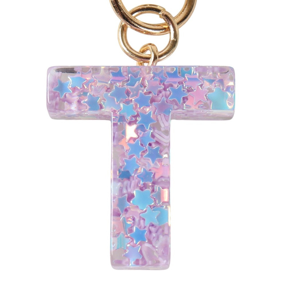 ミナミ（Minami）（メンズ、レディース、キッズ）ミニ イニシャル キーホルダー T IS050 PU T