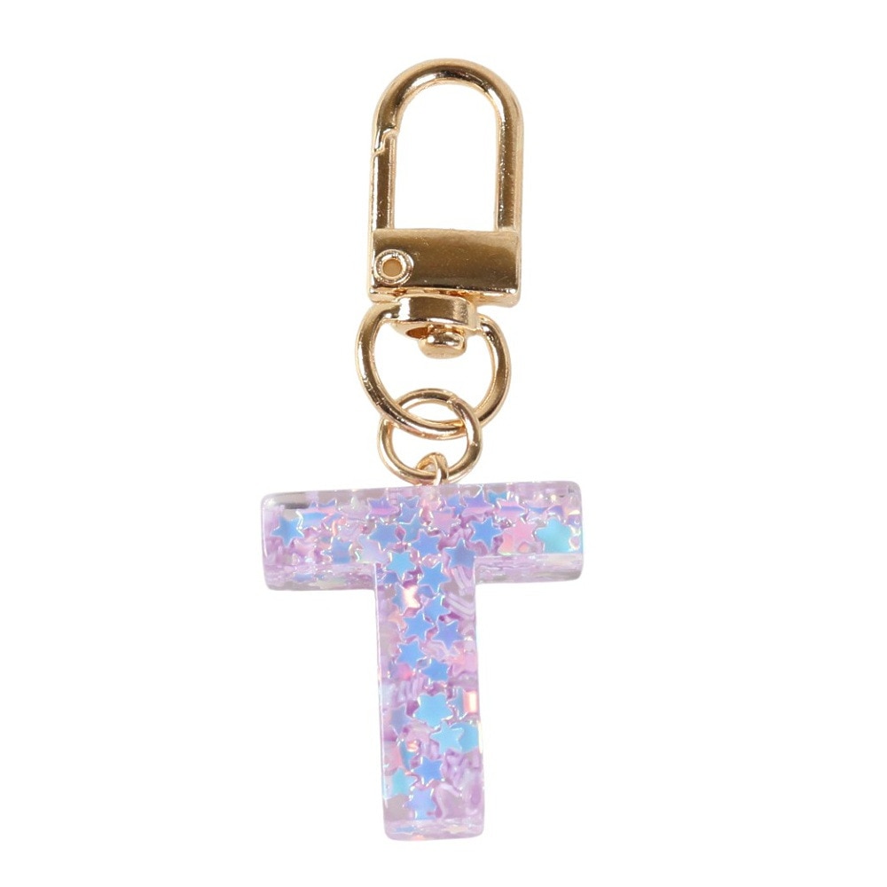 ミナミ（Minami）（メンズ、レディース、キッズ）ミニ イニシャル キーホルダー T IS050 PU T