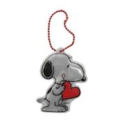 スヌーピー(SNOOPY)(メンズ、レディース、キッズ)リフレクターキーホルダー スヌーピー ハート 129383-19