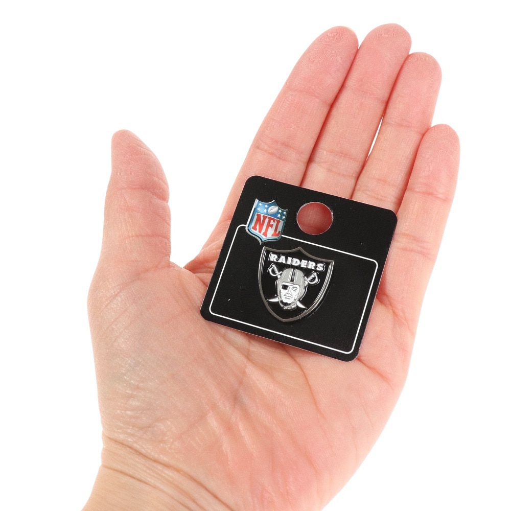 エヌエフエル（NFL）（メンズ、レディース、キッズ）ピンズ ラスベガス レイダース NLR-PIN01