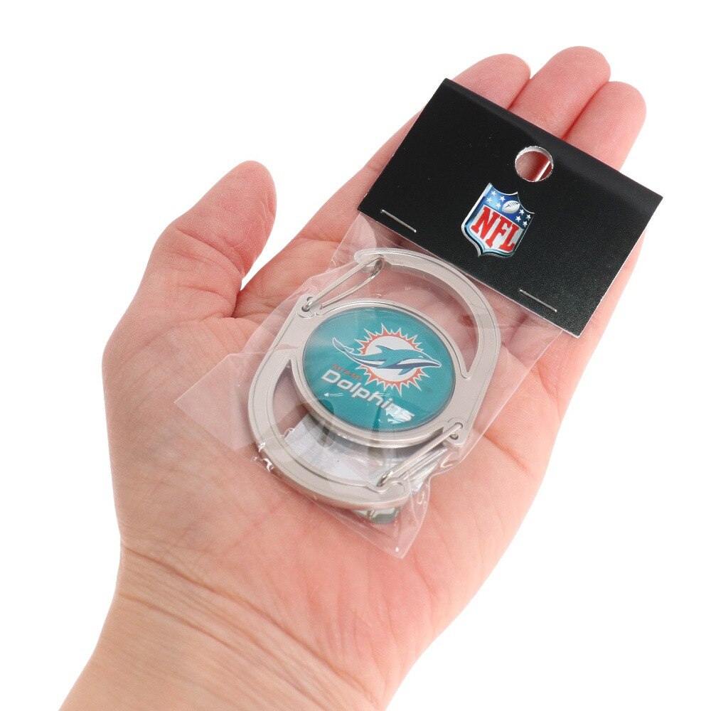 エヌエフエル（NFL）（メンズ、レディース、キッズ）カラビナ マイアミ ドルフィンズ NMD-KAR01