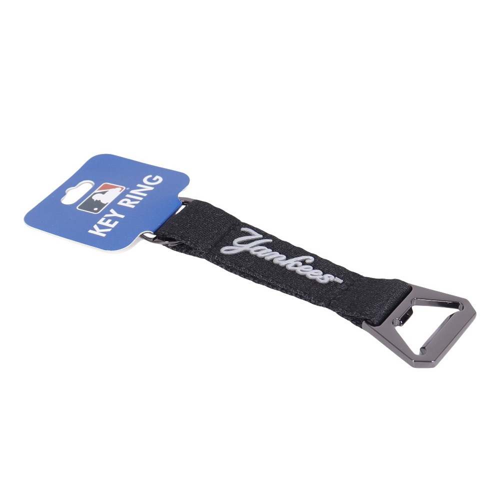 メジャーリーグ（MAJOR LEAGUE）（メンズ、レディース、キッズ）MLB キーチェーン 栓抜きストラップ YK-KEY06/BLACK
