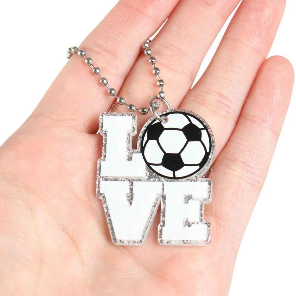 ミナミ（Minami）（キッズ）キーホルダー LOVEスポーツKC サッカー IS016