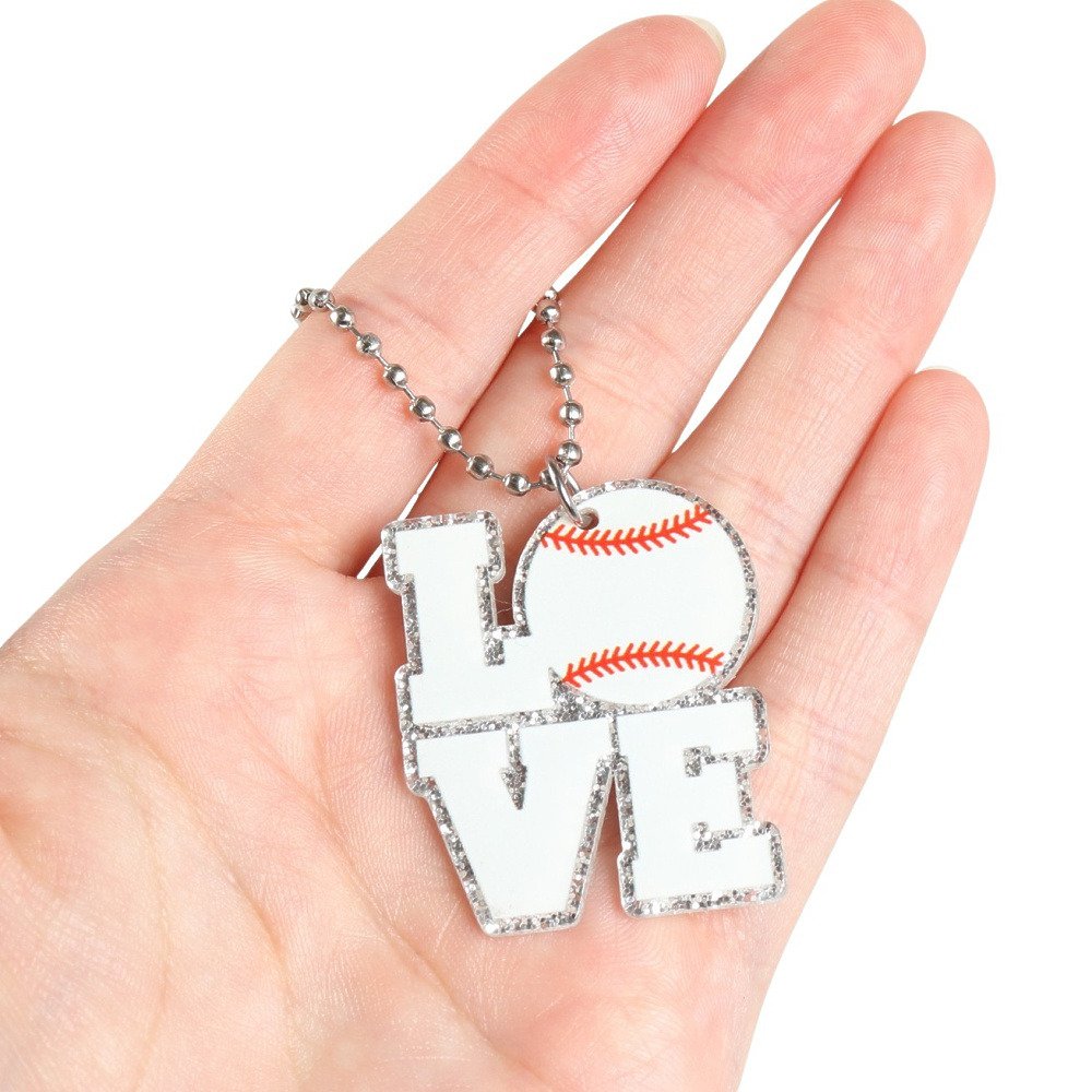 ミナミ（Minami）（キッズ）キーホルダー LOVEスポーツKC 野球 IS016 学生 部活 スポーツ 運動 記念品 スクバ チームメイト 友達