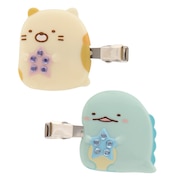 (メンズ、レディース、キッズ)ヘアクリップ ねこ&とかげ FE34406