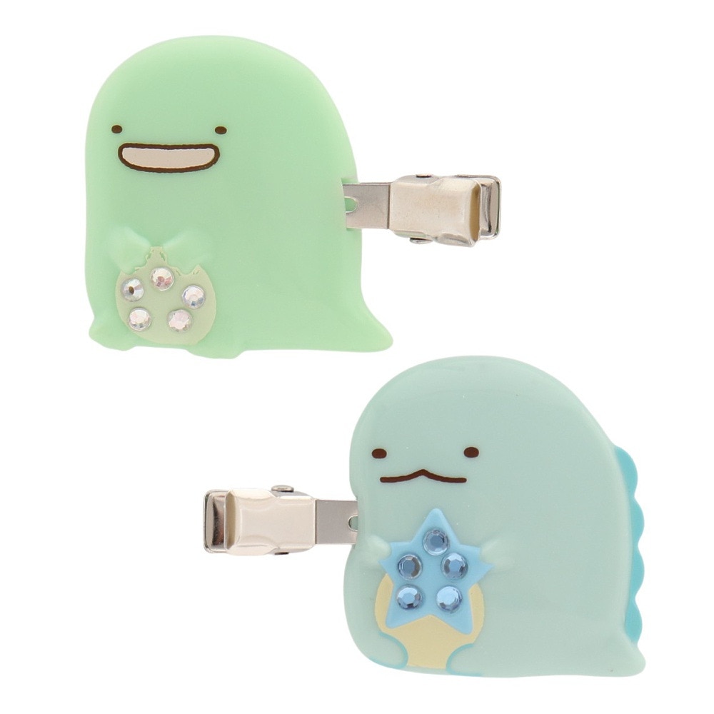 すみっコぐらし（Sumikkogurashi）（メンズ、レディース、キッズ）ヘアクリップ とかげ＆とかげ(本物) FE34408