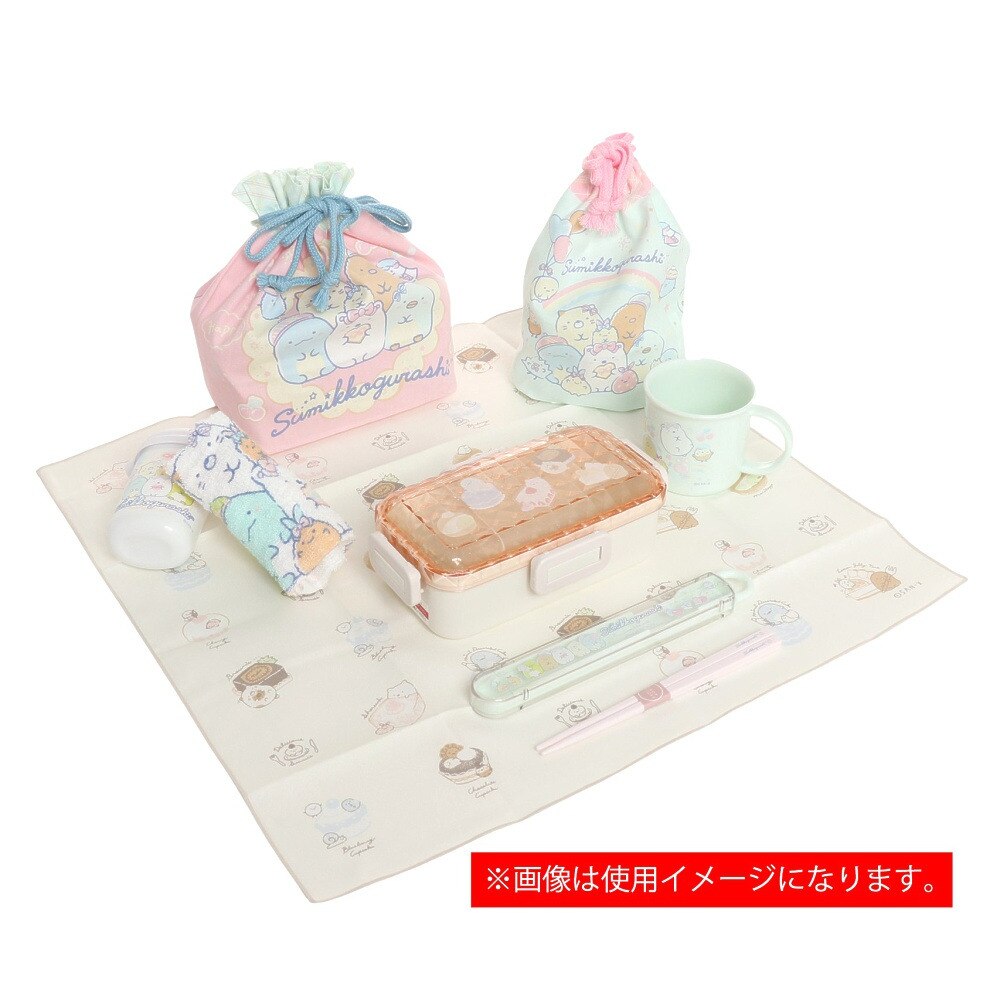 すみっコぐらし（Sumikkogurashi）（メンズ、レディース、キッズ）4点ロック ふわっとランチボックス KA17602