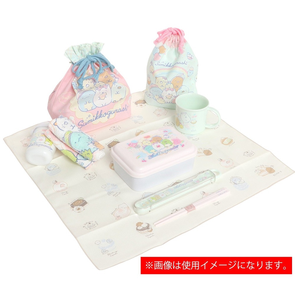 すみっコぐらし（Sumikkogurashi）（メンズ、レディース、キッズ）入れ子型 ふわっとランチボックス KA18104