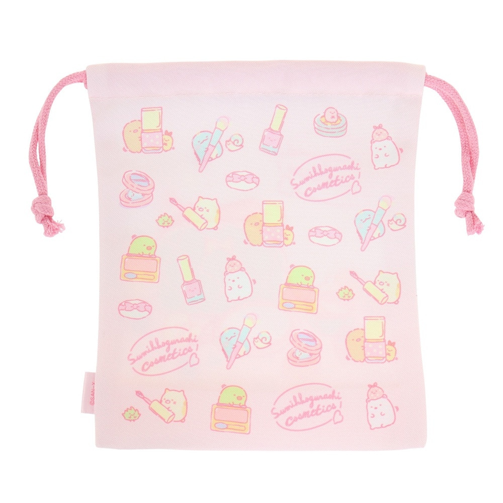 すみっコぐらし（Sumikkogurashi）（メンズ、レディース、キッズ）マチ付き巾着 コスメ CA38404