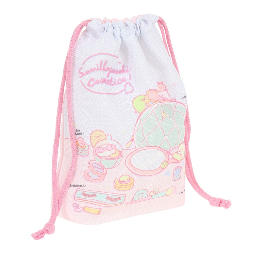 すみっコぐらし（Sumikkogurashi）（メンズ、レディース、キッズ）マチ付き巾着 コスメ CA38404