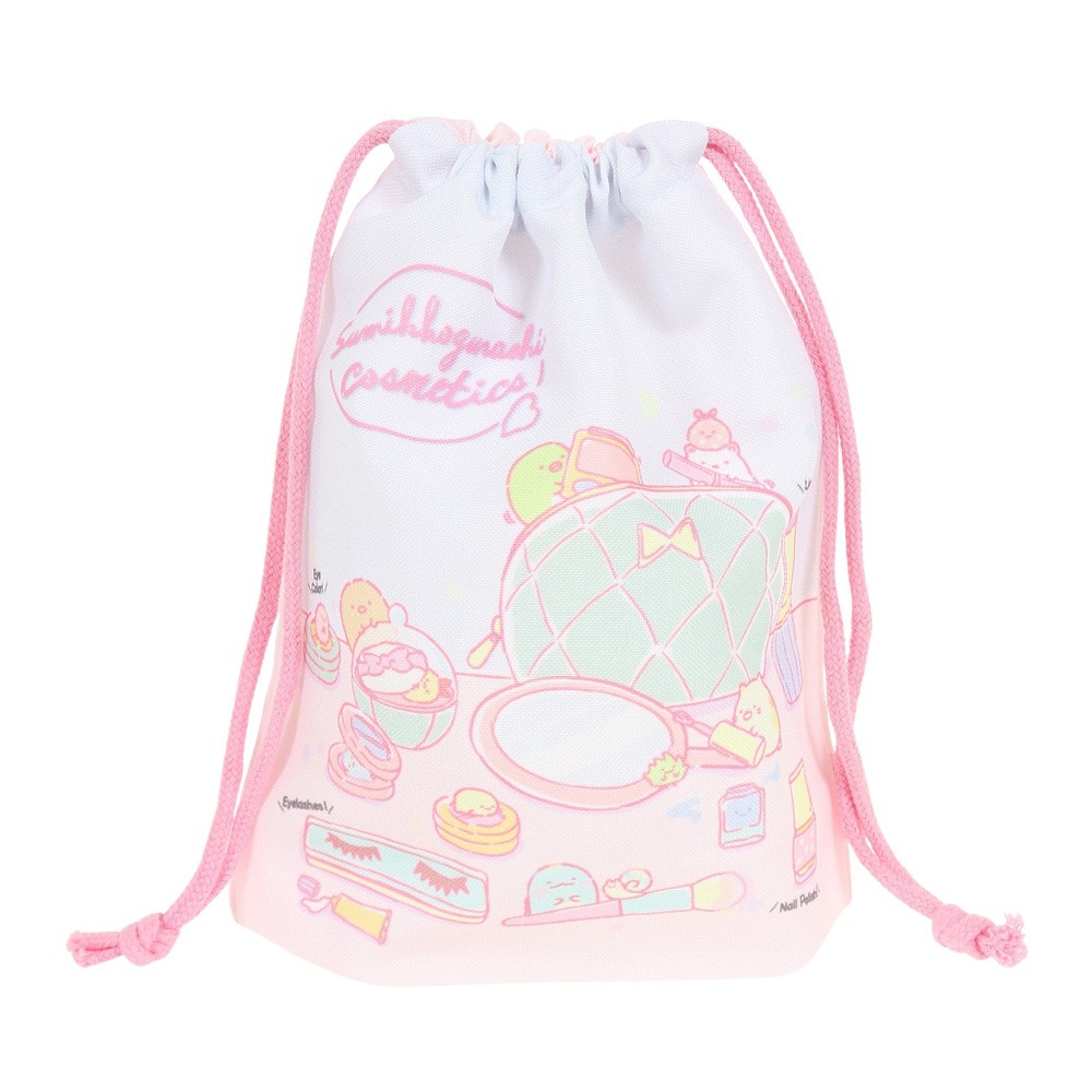すみっコぐらし（Sumikkogurashi）（メンズ、レディース、キッズ）マチ付き巾着 コスメ CA38404
