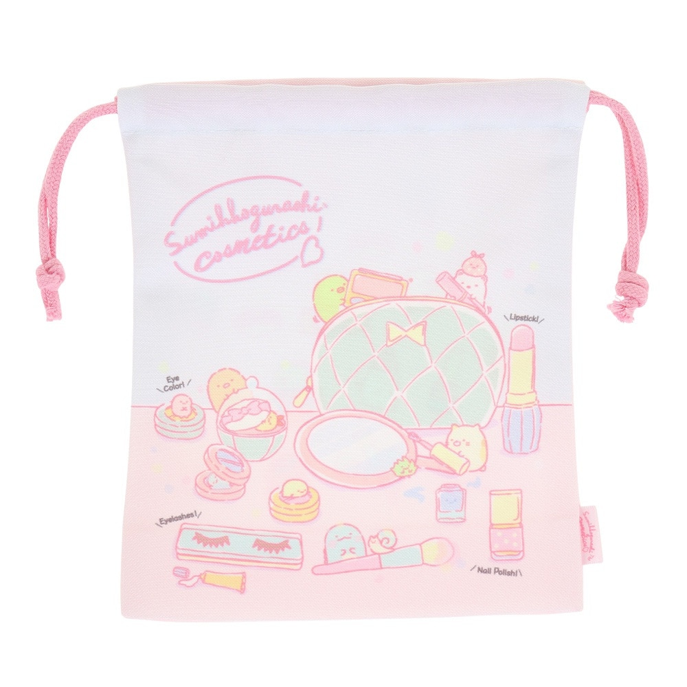 すみっコぐらし（Sumikkogurashi）（メンズ、レディース、キッズ）マチ付き巾着 コスメ CA38404
