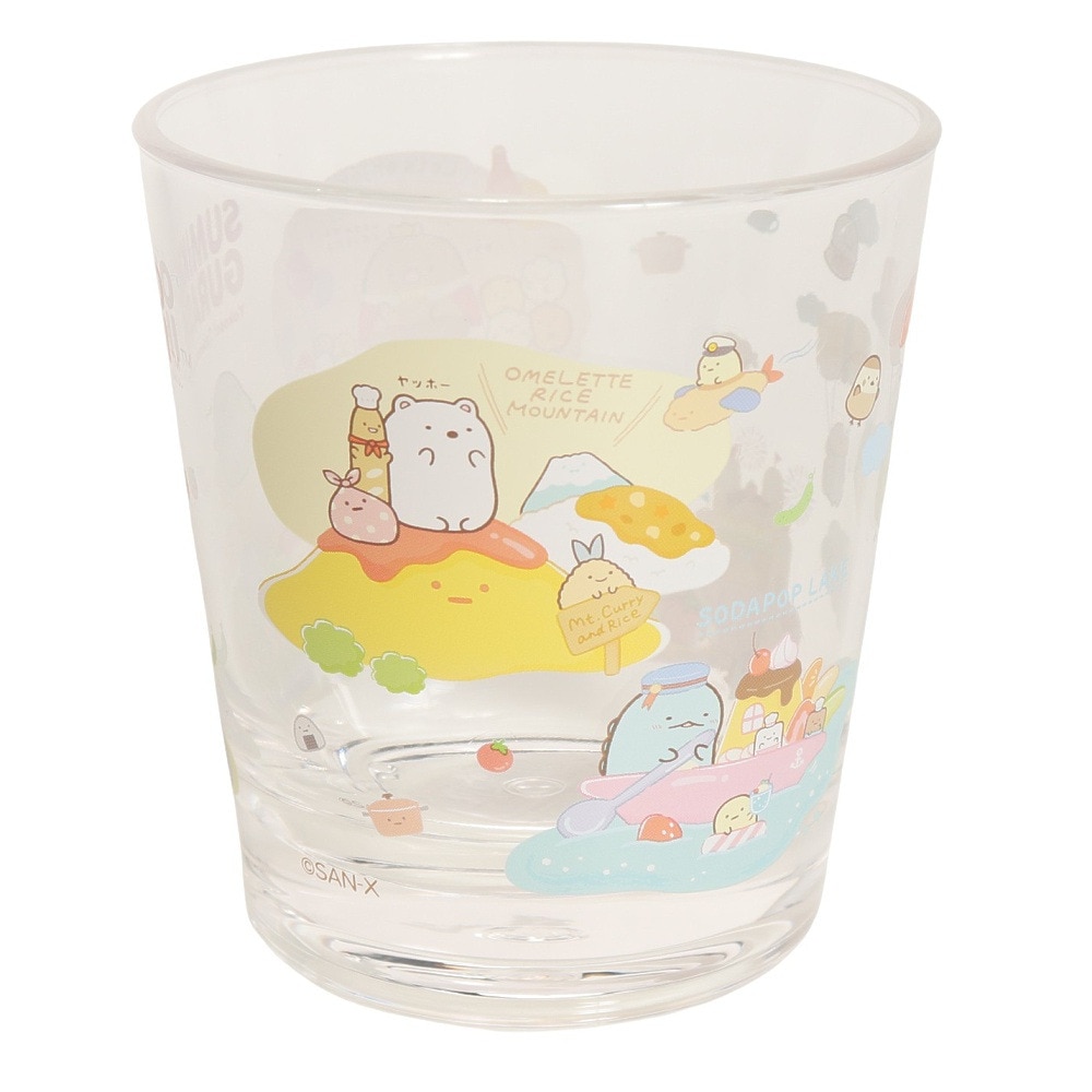 すみっコぐらし（Sumikkogurashi）（メンズ、レディース、キッズ）アクリルカップ ようこそ!たべものおうこく KA19503