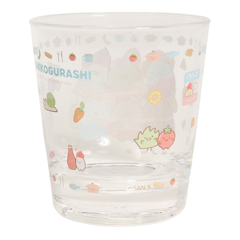 すみっコぐらし（Sumikkogurashi）（メンズ、レディース、キッズ）アクリルカップ ようこそ!たべものおうこく KA19504