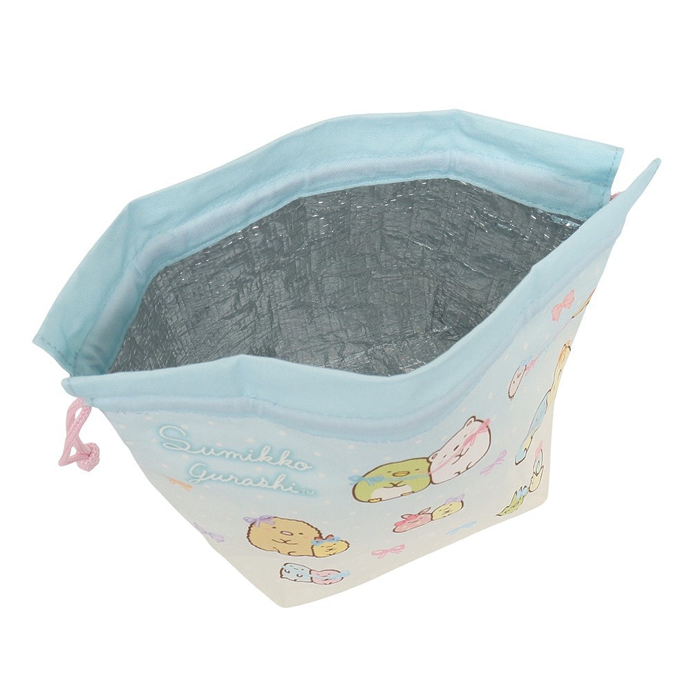 すみっコぐらし（Sumikkogurashi）（メンズ、レディース、キッズ）アルミシート付 ランチ巾着 CA39502