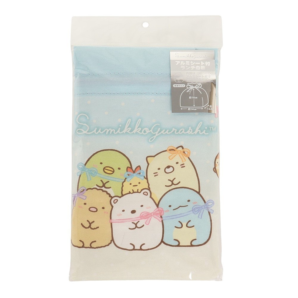 すみっコぐらし（Sumikkogurashi）（メンズ、レディース、キッズ）アルミシート付 ランチ巾着 CA39502
