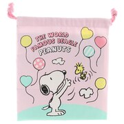 スヌーピー（SNOOPY）（メンズ、レディース、キッズ）スヌーピー 巾着 ピンク ES316B
