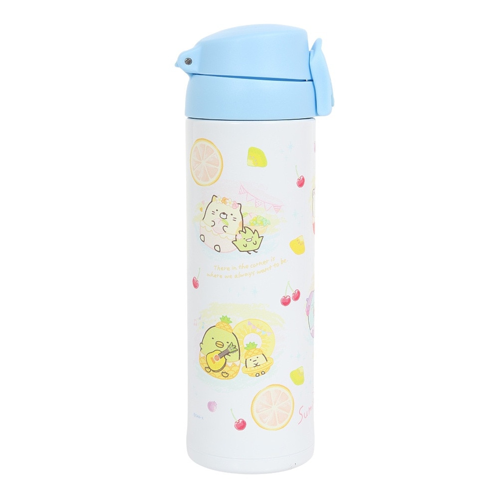すみっコぐらし（Sumikkogurashi）（レディース、キッズ）ステンレスワンプッシュタンブラー ぺんぺんフルーツバケーション KA10801