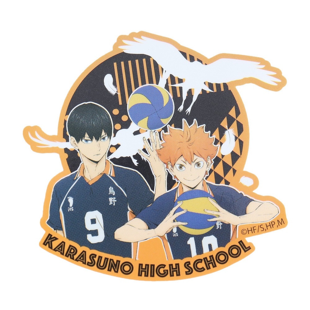 ハイキュー!!（haikyu）（メンズ、レディース、キッズ）キャラステッカー ハイキュー 日向&影山 TM1002