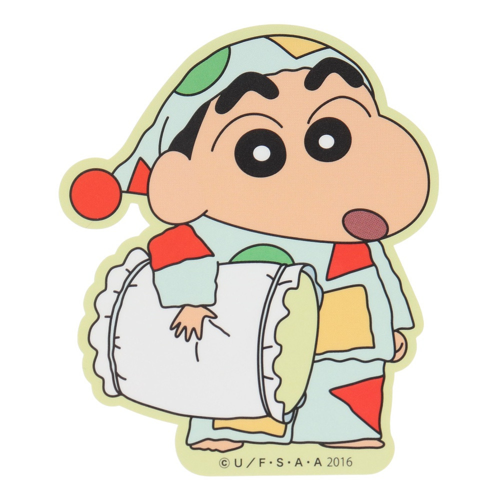 (メンズ、レディース、キッズ)キャラクターステッカー クレヨンしんちゃん しんちゃんおやすみ SMP KY1415