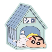 (メンズ、レディース、キッズ)キャラクターステッカー クレヨンしんちゃん シロの小屋 SMP KY1416