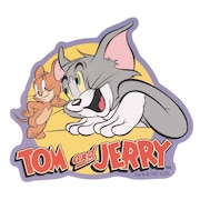 トム&ジェリー（メンズ、レディース、キッズ）キャラクターステッカー トムとジェリーとロゴ SMP WB1408