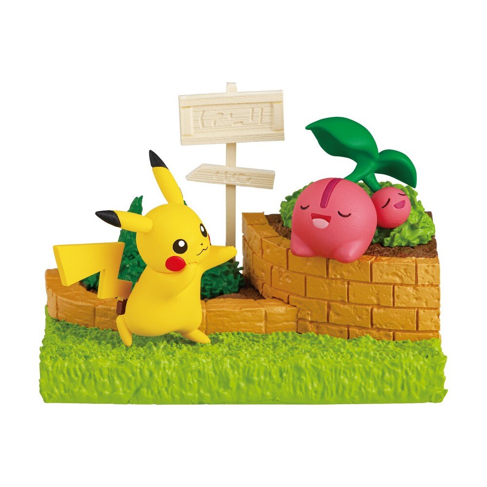 リーメント（LIFE-LINK）（メンズ、レディース、キッズ）ポケモンガーデン 木漏れ日の午後 RE207230 フィギュア マスコット ミニチュアフィギュア イーブイ ピカチュウ