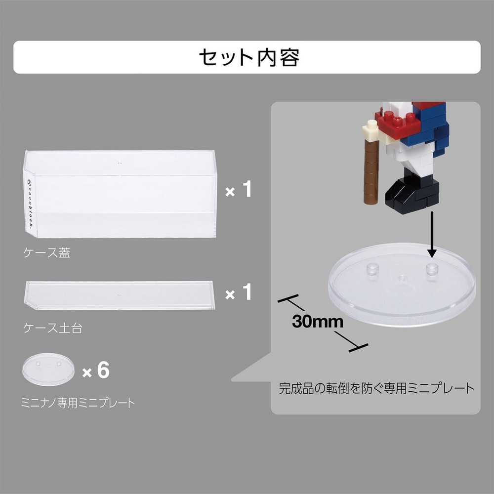 カワダ（KAWADA）（メンズ、レディース、キッズ）ミニナノ 専用ディスプレイケース NB-061 立体パズル おもちゃ フィギュア ケース