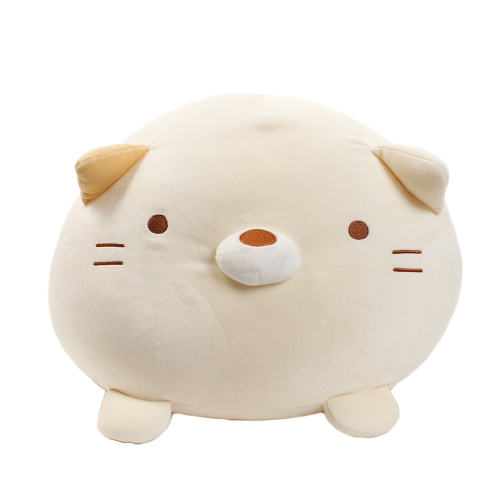 すみっコぐらし（Sumikkogurashi）（メンズ、レディース、キッズ）スーパーもーちもち大福クッション ねこ MR78201