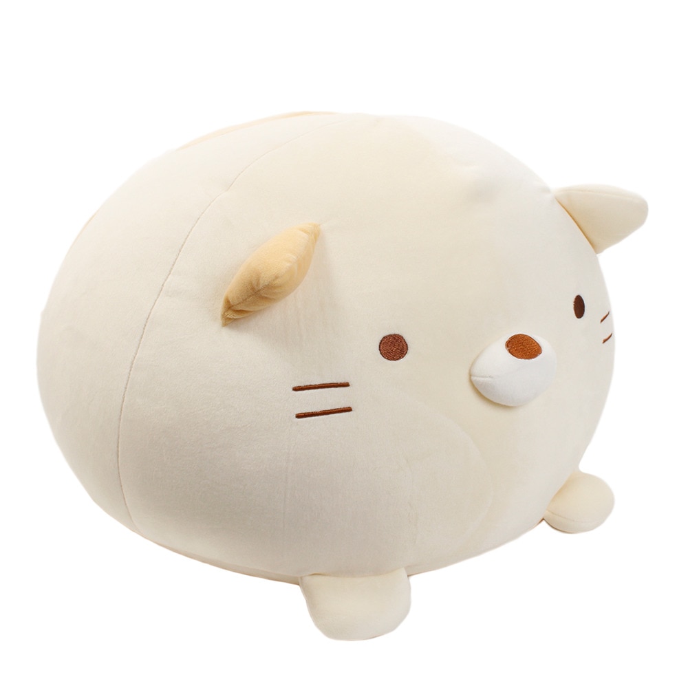 すみっコぐらし（Sumikkogurashi）（メンズ、レディース、キッズ）スーパーもーちもち大福クッション ねこ MR78201