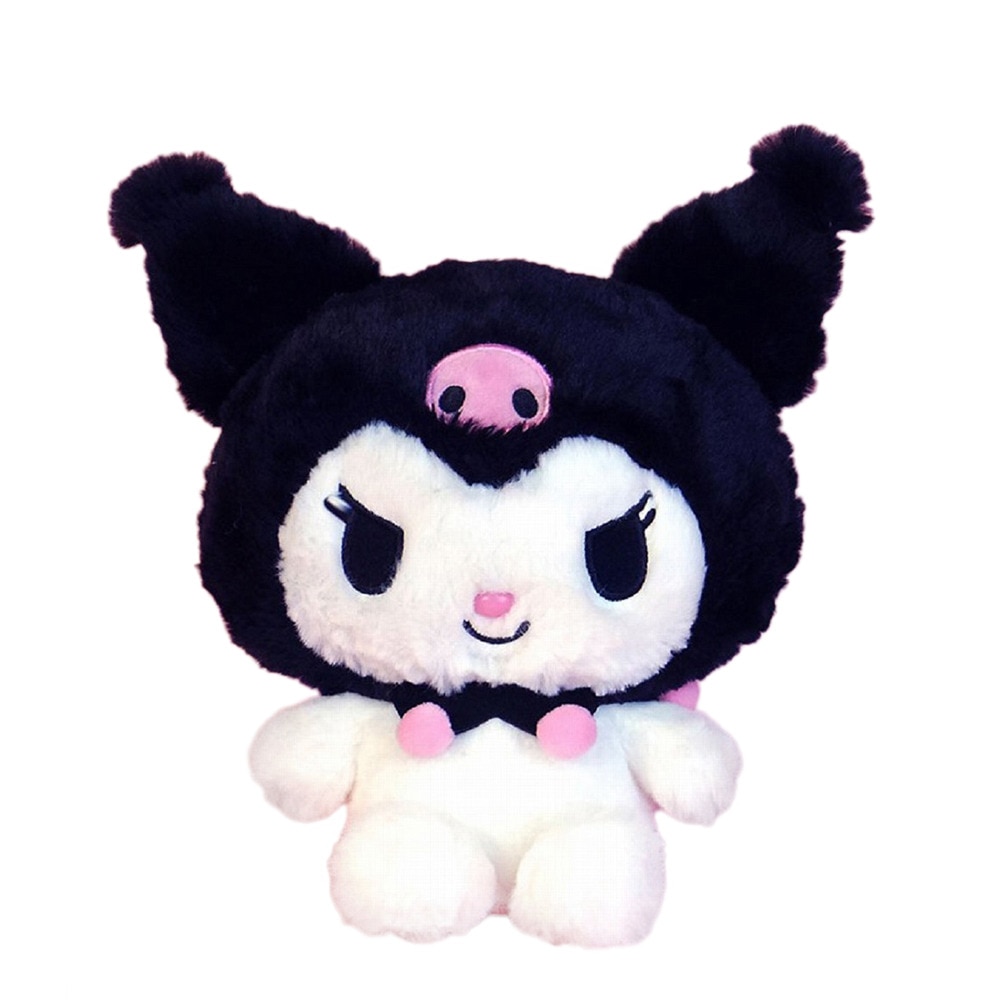 サンリオ（Sanrio）（キッズ）ぬいぐるみ ほわほわ クロミ S ブラック×ホワイト 147943-20 クロミちゃん  ぬいぐるみ マスコット キャラクター  かわいい