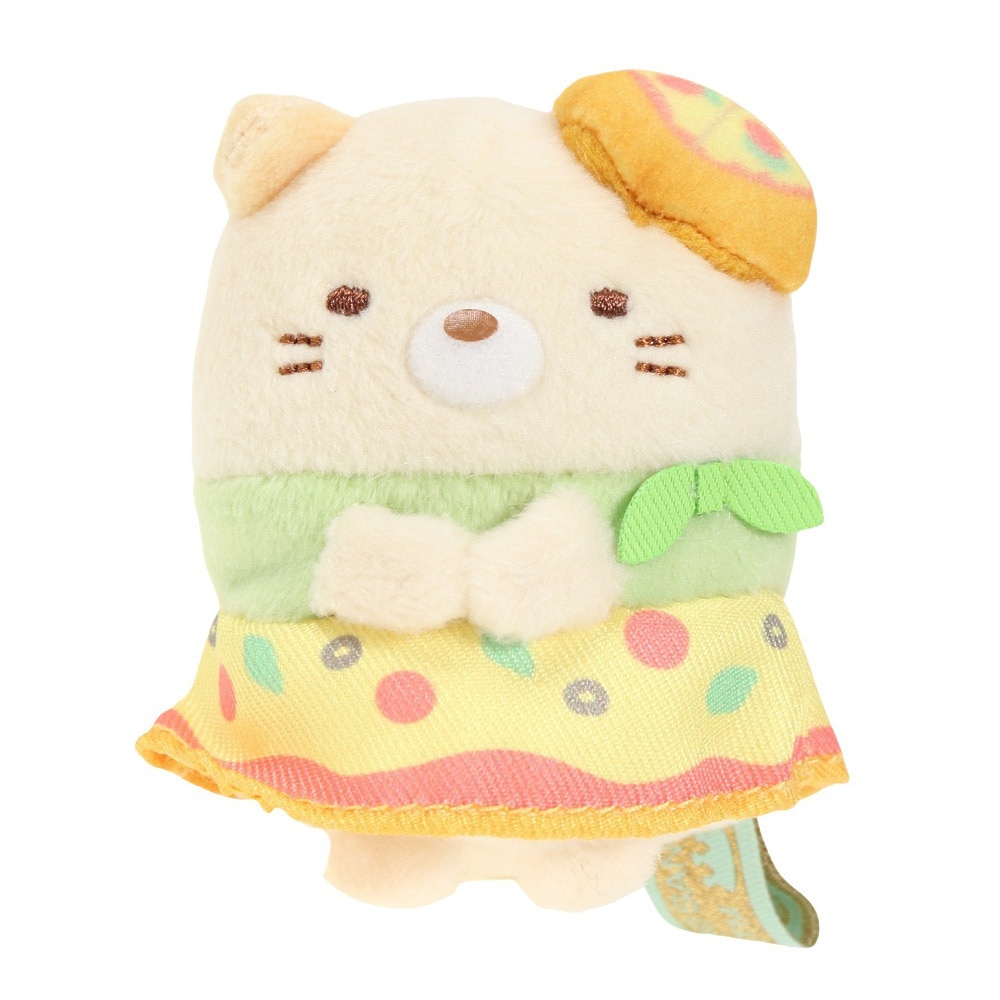 すみっコぐらし（Sumikkogurashi）（メンズ、レディース、キッズ）てのりぬいぐるみセット ねこ(ピザ)&とかげ(ポテト) MF92801