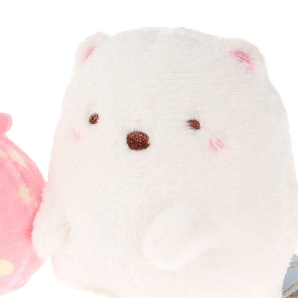 すみっコぐらし（Sumikkogurashi）（メンズ、レディース、キッズ）てのりぬいぐるみ ペア ふろしき&しろくま おうちでくまカフェテーマ MF87401