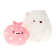 すみっコぐらし（Sumikkogurashi）（メンズ、レディース、キッズ）てのりぬいぐるみ ペア ふろしき&しろくま おうちでくまカフェテーマ MF87401