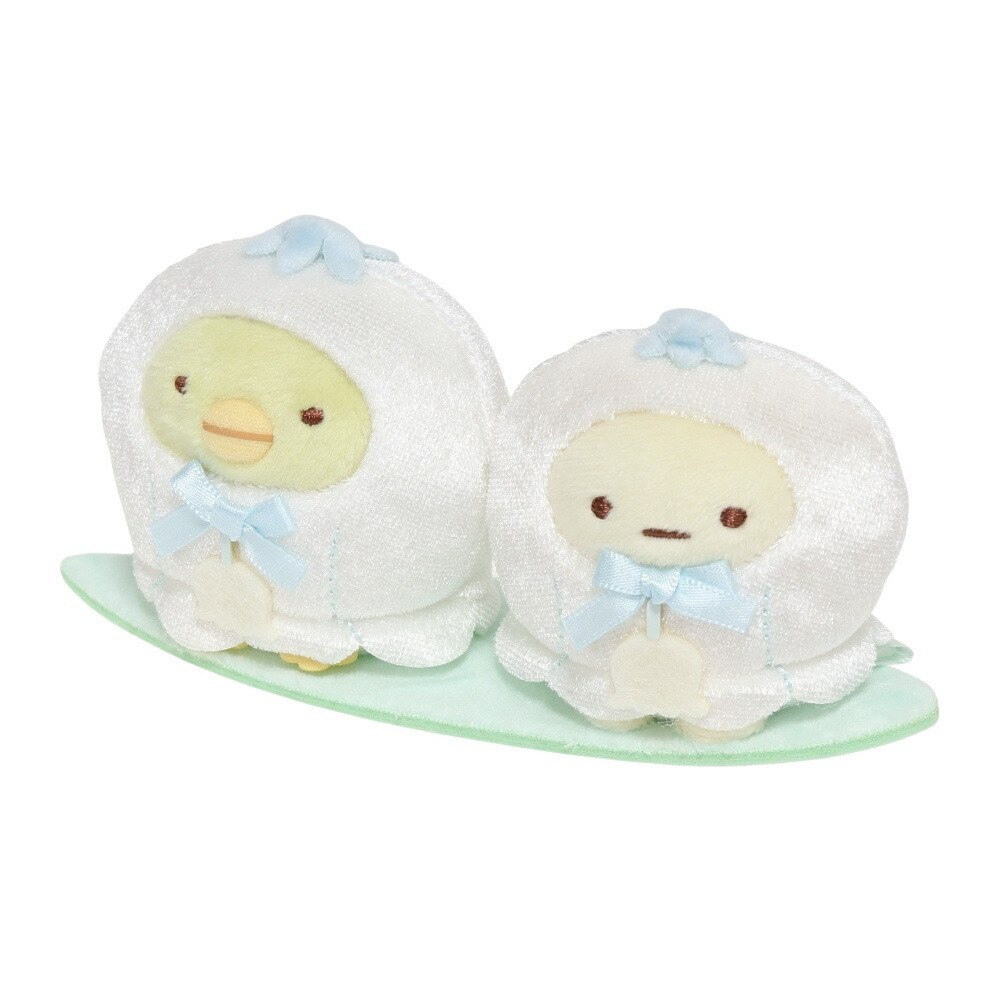 すみっコぐらし（Sumikkogurashi）（メンズ、レディース、キッズ）てのりぬいぐるみセット ざっそうとようせいのお花畑・ぺんぎん? MO05801