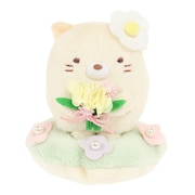 (メンズ、レディース、キッズ)フラワーぬいぐるみ ざっそうとようせいのお花畑・ねこ MO06201