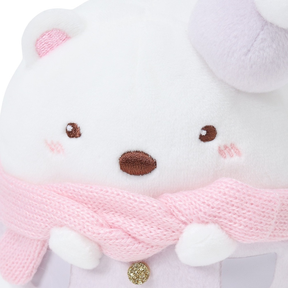 すみっコぐらし（Sumikkogurashi）（メンズ、レディース、キッズ）あつめてぬいぐるみ とかげとおかあさんときらきらな夜 しろくま MO45001