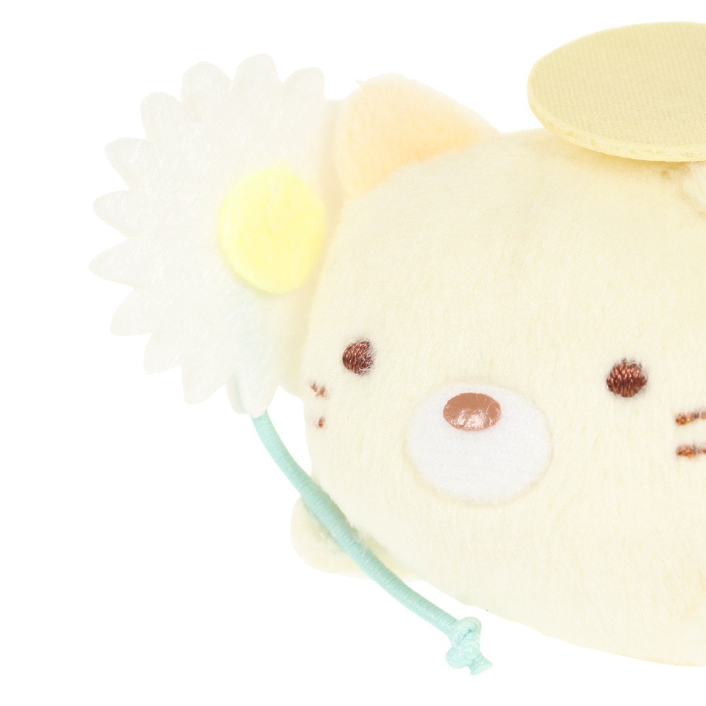 すみっコぐらし（Sumikkogurashi）（メンズ、レディース、キッズ）ぬいぐるみバッジ ざっそうとようせいのお花畑・ねこ AB14001