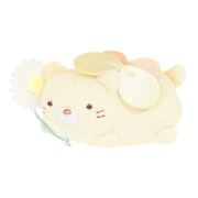 (メンズ、レディース、キッズ)ぬいぐるみバッジ ざっそうとようせいのお花畑・ねこ AB14001