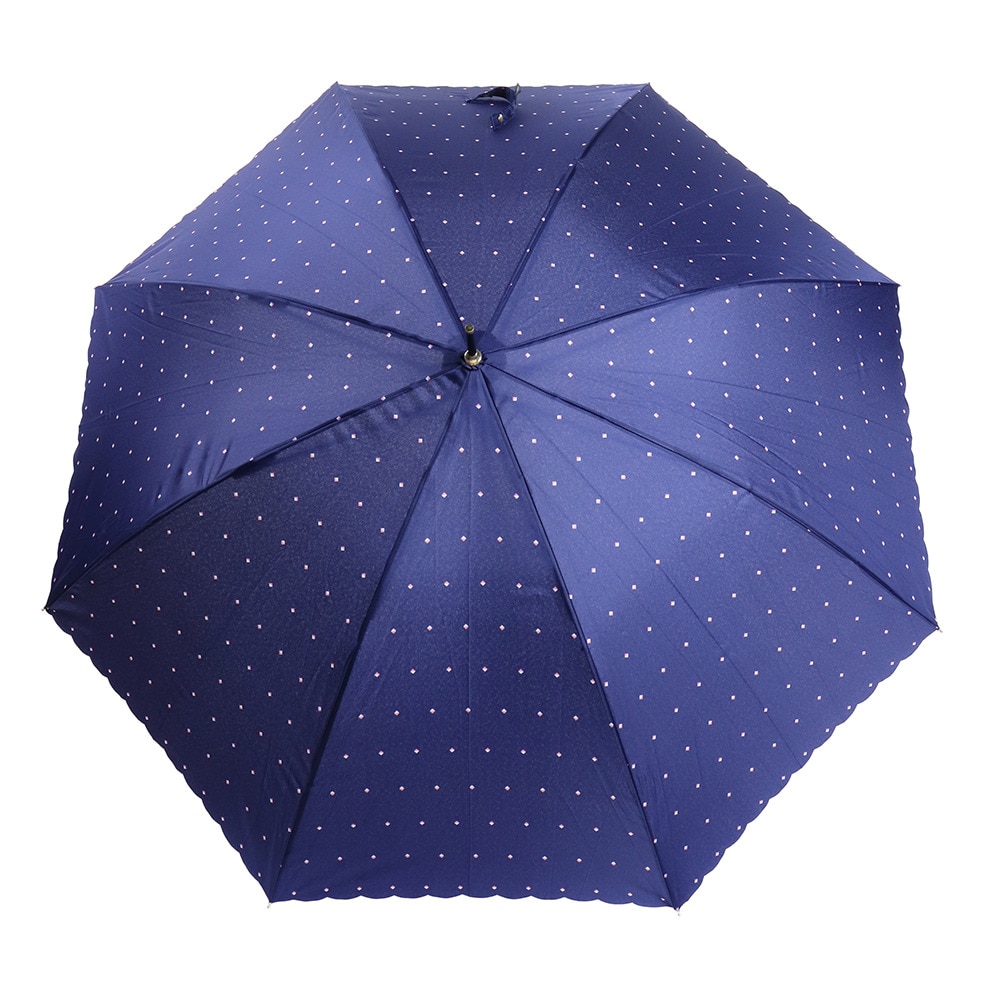 中谷（nakatani）（メンズ、レディース）長傘 スクエアドット 雨傘 710-007 NV ネイビー 60cm