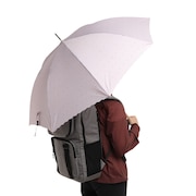 (レディース)雨傘 スクエアドット 長傘 パープル 710-007 60cm