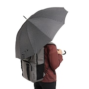 (レディース)雨傘 ピンドット 長傘 12K 黒 731-011 55cm