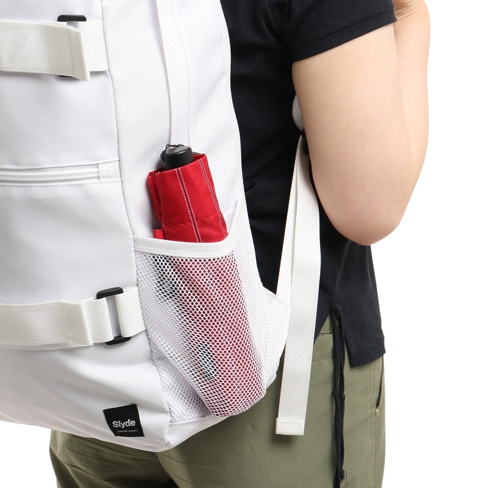 ナチュラルベーシック（Natural Basic）（レディース）雨傘 ロープストライプ 折りたたみ傘 レッド 720-005 暑さ対策 熱中症対策