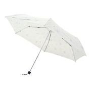 (レディース)雨傘 ハリネズミ 折りたたみ傘 サックス 821-006