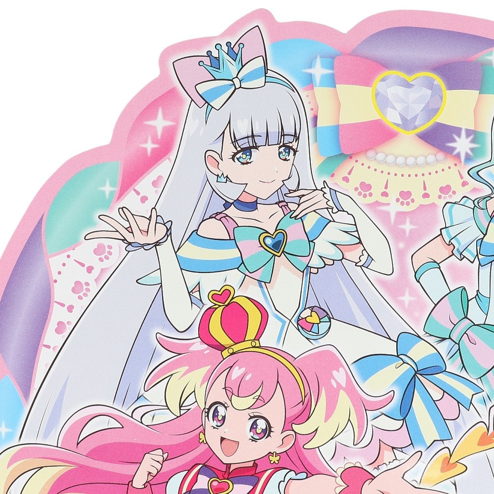 プリキュア（precure）（メンズ、レディース、キッズ）キャラクターダイカットボールうちわ わんだふるぷりきゅあ! NT 1050