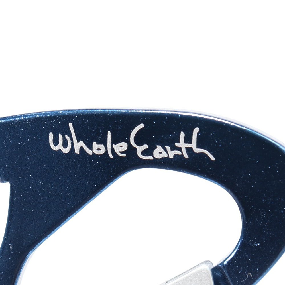 ホールアース（Whole Earth）（メンズ、レディース、キッズ）防犯 防災 キーホルダー アルミアクセサリー ダブルFカラビナ WE21FZ47 ブルー
