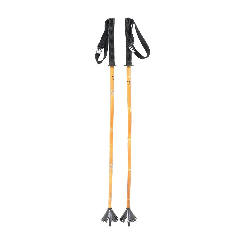  スキーポール PANDA POLES SHOGUN バンブーシャフト 20