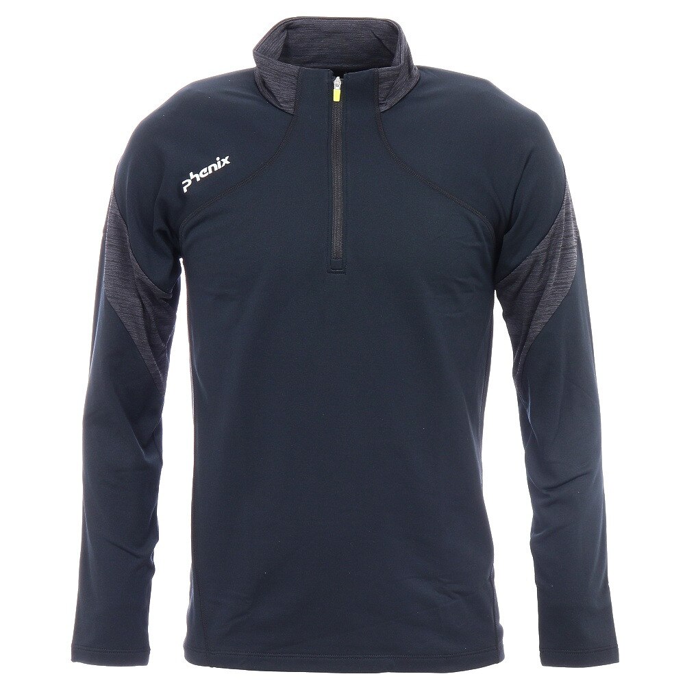  Basic 1/2 ジップTシャツ PSA72LS30 BK