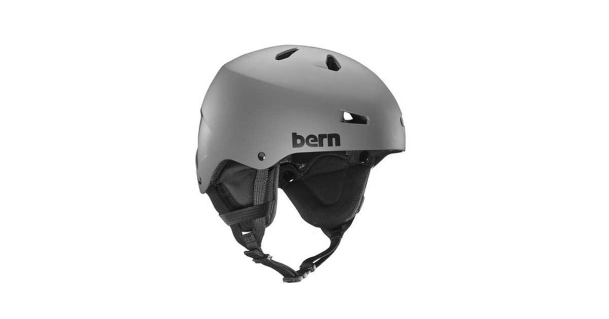 Team Macon Matte Gry Be Sm22tmgry ヘルメット スキー スノーボード バーン スーパースポーツゼビオ