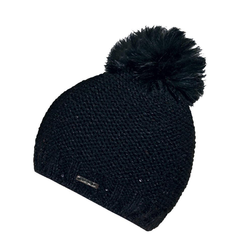 スキー スノーボード ニット帽 レディース パイエット ファー ニットキャップ 161 400 カポ ヴィクトリア